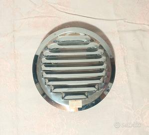 Griglia tonda di aerazione ventilazione inox D.14