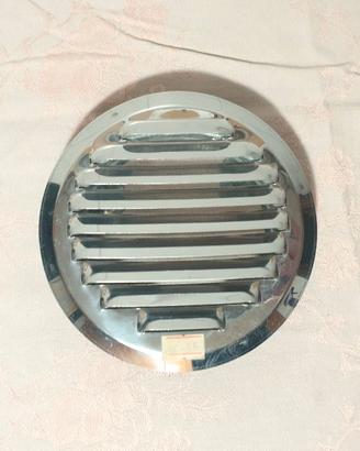 Griglia tonda di aerazione ventilazione inox D.14