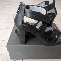 sandali tacco neri NeroGiardini 39