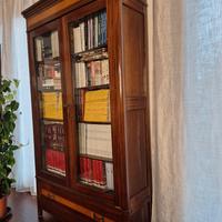 Libreria con ante in vetro  '800