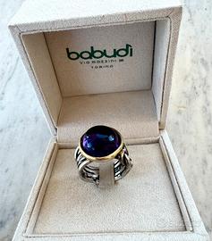 Anello con ametista