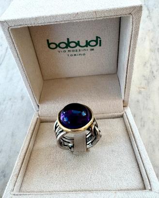 Anello con ametista