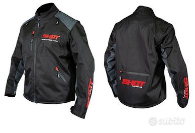 GIACCA TESSUTO MOTO ENDURO SHOT CONTACT MANICHE ST