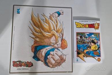 Shikishi Dragon ball + manga D. Super n. 3 