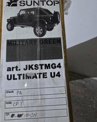 Suntop Ultimate U4 per Jeep Wrangler JKU 4 porte
