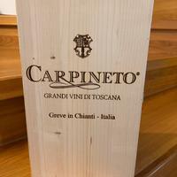 Carpineto - scatola per vino in legno