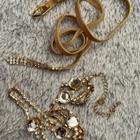 Set 2 cinture gioiello oro