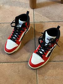 Puma Rebound V6 Mid bianco rosso nero