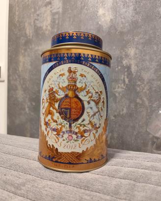 scatola di latta Elizabeth II diamond JUBILEE