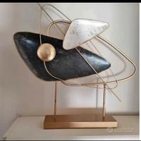 Scultura futurista space age design anni 70 