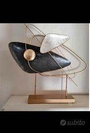 Scultura futurista space age design anni 70 