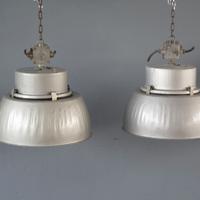 LAMPADA A SOSPENSIONE INDUSTRIALE COMPLETA VINTAGE