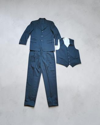 completo sartoriale uomo 3 pezzi F. Russo roma