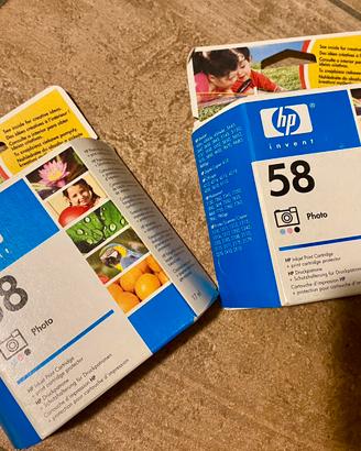 Cartucce HP 58 nero -NUOVE