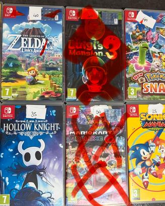 Giochi per Nintendo switch