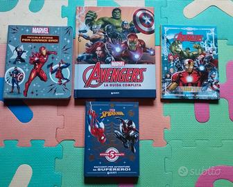 libri Marvel Avengers spiderman 
