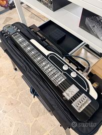 SUPRO JET AIRLINER LAPSTEEL BLACK & WHITE TUXEDO