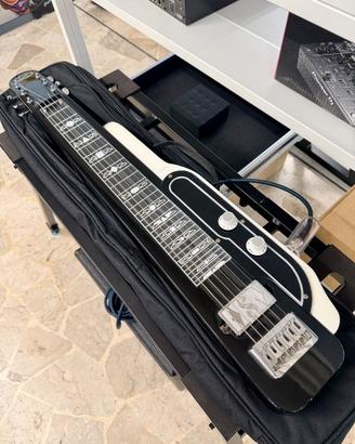 SUPRO JET AIRLINER LAPSTEEL BLACK & WHITE TUXEDO