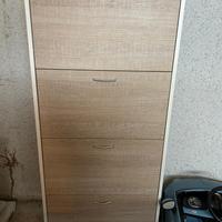 Scarpiera in rovere chiaro