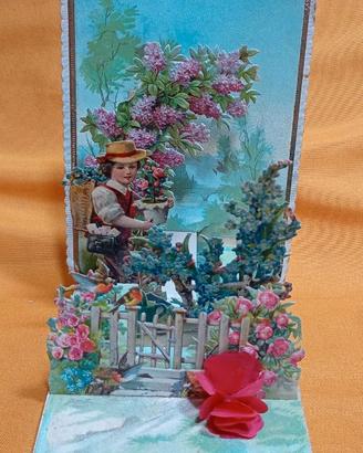 CARTOLINA DI AUGURI VINTAGE