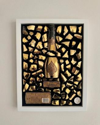 Quadro armand de brignac gold 32x42 cm