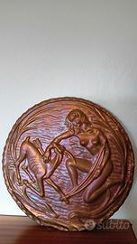 Piatto in rame. 