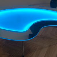 Originale tavolo luminoso Space Age