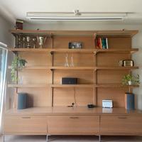 Mobile libreria con boiserie
