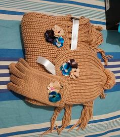 parure completa guanti berretto e sciarpa twin set