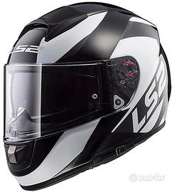 Casco moto integrale fibra Vector della LS2.