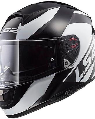 Casco moto integrale fibra Vector della LS2.