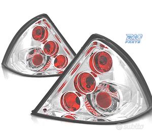 FANALI PER FORD MONDEO MK3 00-07 FONDO CROMATO
