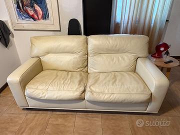 Divano 3 posti pelle Frau
