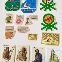 Adesivi da collezione "WRANGLER, BENETTON e altri"