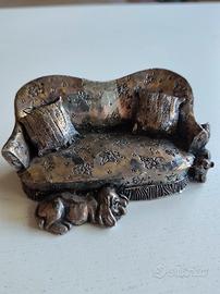 miniatura laminata in argento