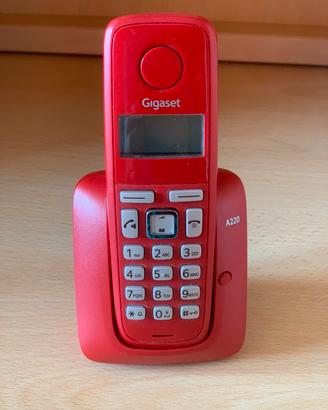 Cordless gigaset A220 rosso