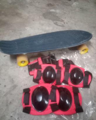 Skate Oxelo kipsta 6/12 + protezioni articolazioni