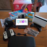 Nintendo Switch OLED + 2 Giochi + custodia+ cover