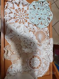 12 centrini all'uncinetto vintage