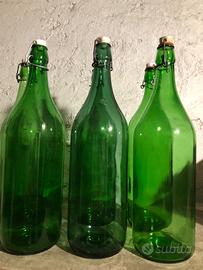 Bottiglioni da 2 litri in vetro verde
