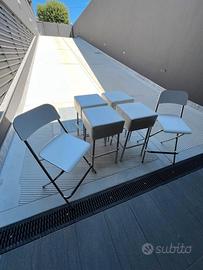 4 sgabelli e 2 sedie IKEA