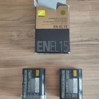 Batterie Nikon EN-EL 15 ORIGINALI