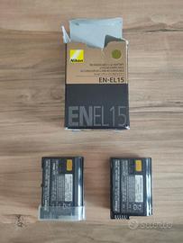 Batterie Nikon EN-EL 15 ORIGINALI