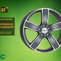 Cerchi in Lega 21 Porsche differenziate