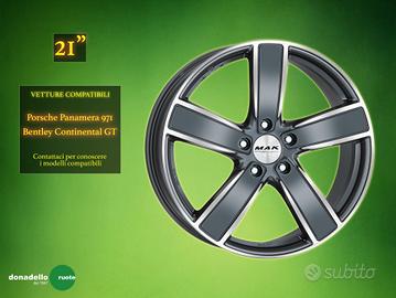 Cerchi in Lega 21 Porsche differenziate