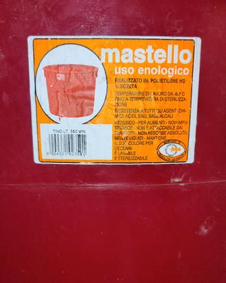 mastello per uso enologico
