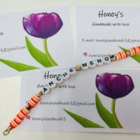 Bracciale fatto a mano perline argilla polimerica