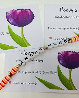 Bracciale fatto a mano perline argilla polimerica