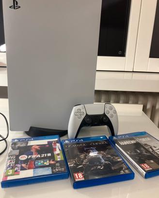 playstation 5 con disco come nuova