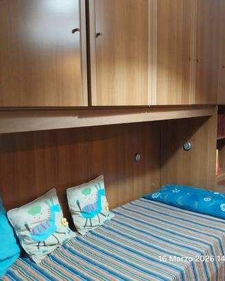 Cameretta a ponte con due letti